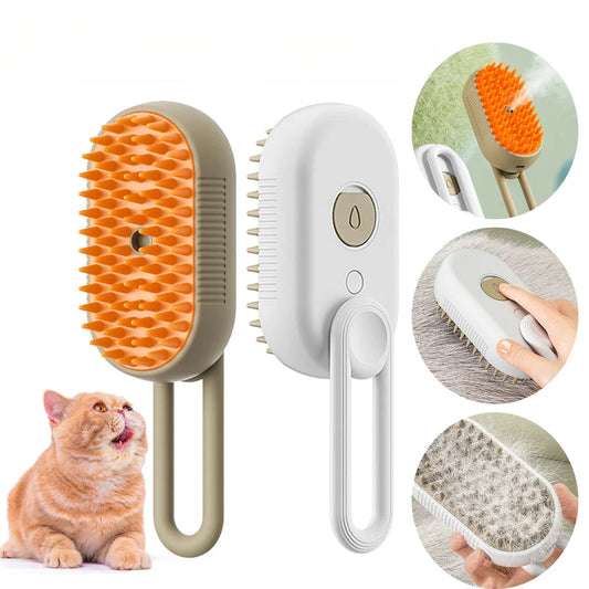 Pupgrove™ 3-in-1 Steam Grooming Brush For Cats & Dogs