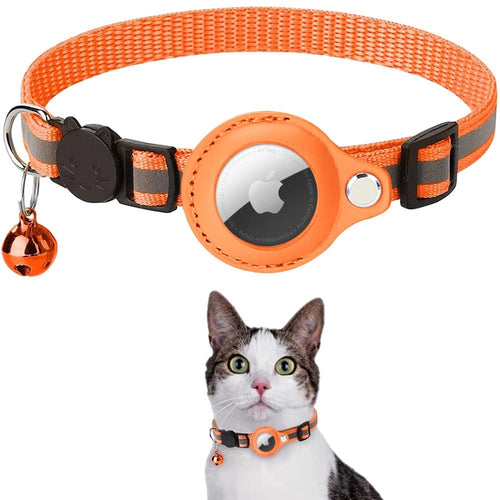 Reflective Apple AirTag Premium Safety Collar for Cats & Dogs