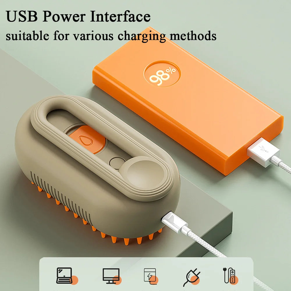 Pupgrove™ 3-in-1 Steam Grooming Brush For Cats & Dogs