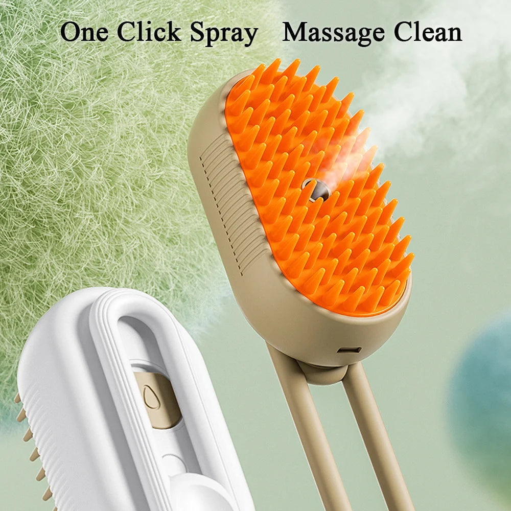 Pupgrove™ 3-in-1 Steam Grooming Brush For Cats & Dogs