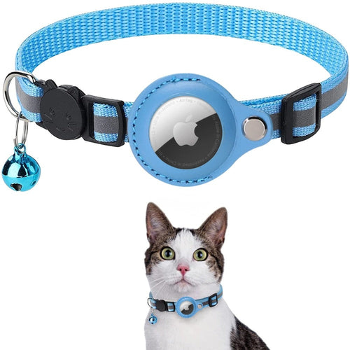 Reflective Apple AirTag Premium Safety Collar for Cats & Dogs