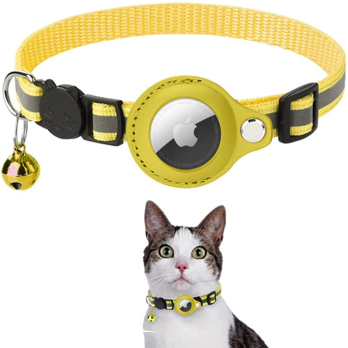 Reflective Apple AirTag Premium Safety Collar for Cats & Dogs